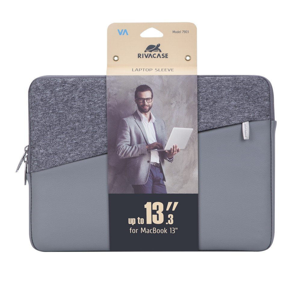 Etui Rivacase MacBook Pro Ultrabook 13.3 7903 szar Etui Rivacase MacBook Pro Ultrabook 13.3 7903 szar