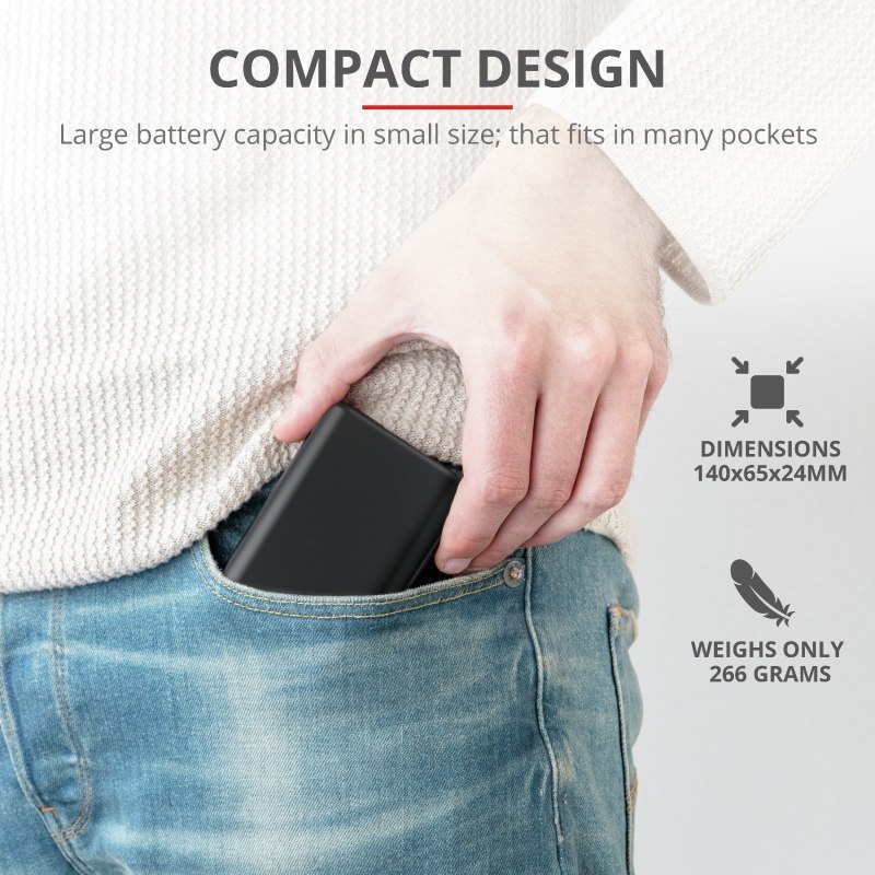 Pacto Compact Powerbank 20.000 mAh Pacto Compact Powerbank 20.000 mAh