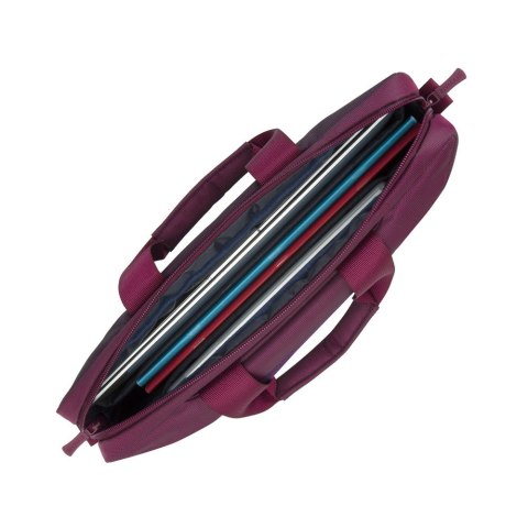 Torba do notebooka 13,3-14" RivaCase Suzuka fioletowa, z materiału wodoodpornego Torba do notebooka 13,3-14" RivaCase Suzuka fioletowa, z materiału wodoodpornego