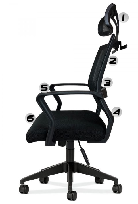 Fotel biurowy obrotowy MarkAdler Manager 2.5 Black Fotel biurowy obrotowy MarkAdler Manager 2.5 Black