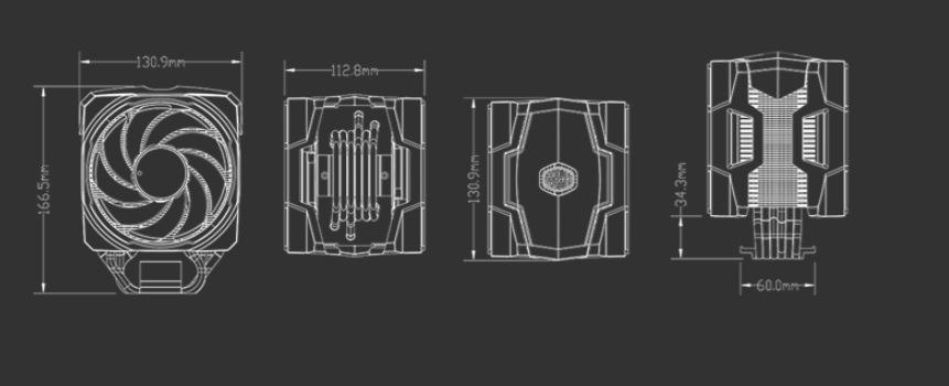 CHŁODZENIE CPU MAP-T6PN-218PC-R1 COOLER MASTER CHŁODZENIE CPU MAP-T6PN-218PC-R1 COOLER MASTER