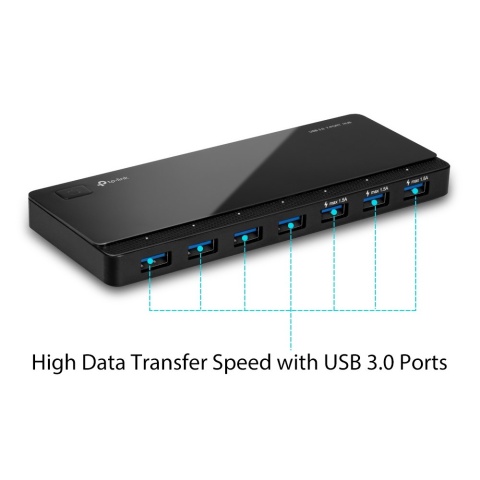 UH700 7-portowy Hub USB 3.0 /3x 1.5A
