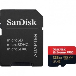 Karta pamięci SanDisk EXTREME PRO SDSQXCY-128G-GN6MA (128GB; Class 10, Class U3, V30; Karta pamięci)