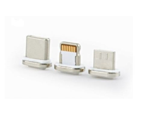 Kabel USB 2.0 magnetyczny 3w1 (iPhone, micro USB, USB C), 1.0m Gembird Kabel USB 2.0 magnetyczny 3w1 (iPhone, micro USB, USB C), 1.0m Gembird