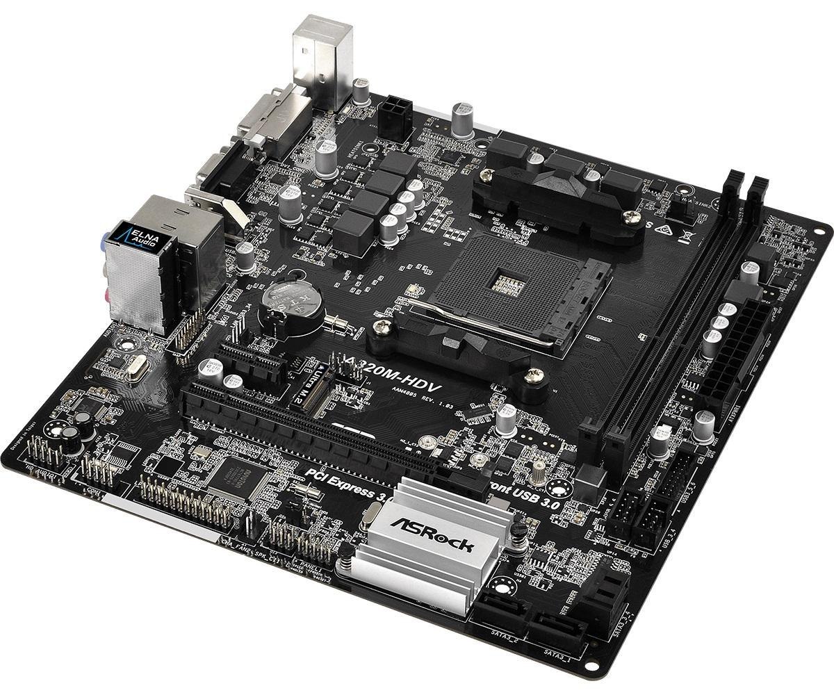 ASRock A320M-HDV 4.0 + AMD Ryzen 5 1600 3.2Ghz BOX ASRock A320M-HDV 4.0 + AMD Ryzen 5 1600 3.2Ghz BOX