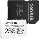 Karta pamięci MicroSDXC SanDisk High Endurance 256GB 100/40 MB/s A1 Class 10 V30 UHS-I U3 + adapter