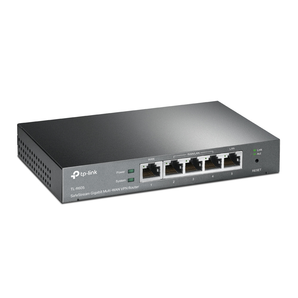 TP-link TL-R605 Gigabitowy router VPN SafeStream, Multi-WAN TP-link TL-R605 Gigabitowy router VPN SafeStream, Multi-WAN