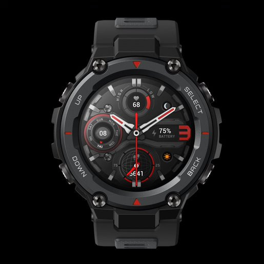 AMAZFIT SMARTWATCH T-REX PRO METEORITE BLACK Czarny AMAZFIT SMARTWATCH T-REX PRO METEORITE BLACK Czarny