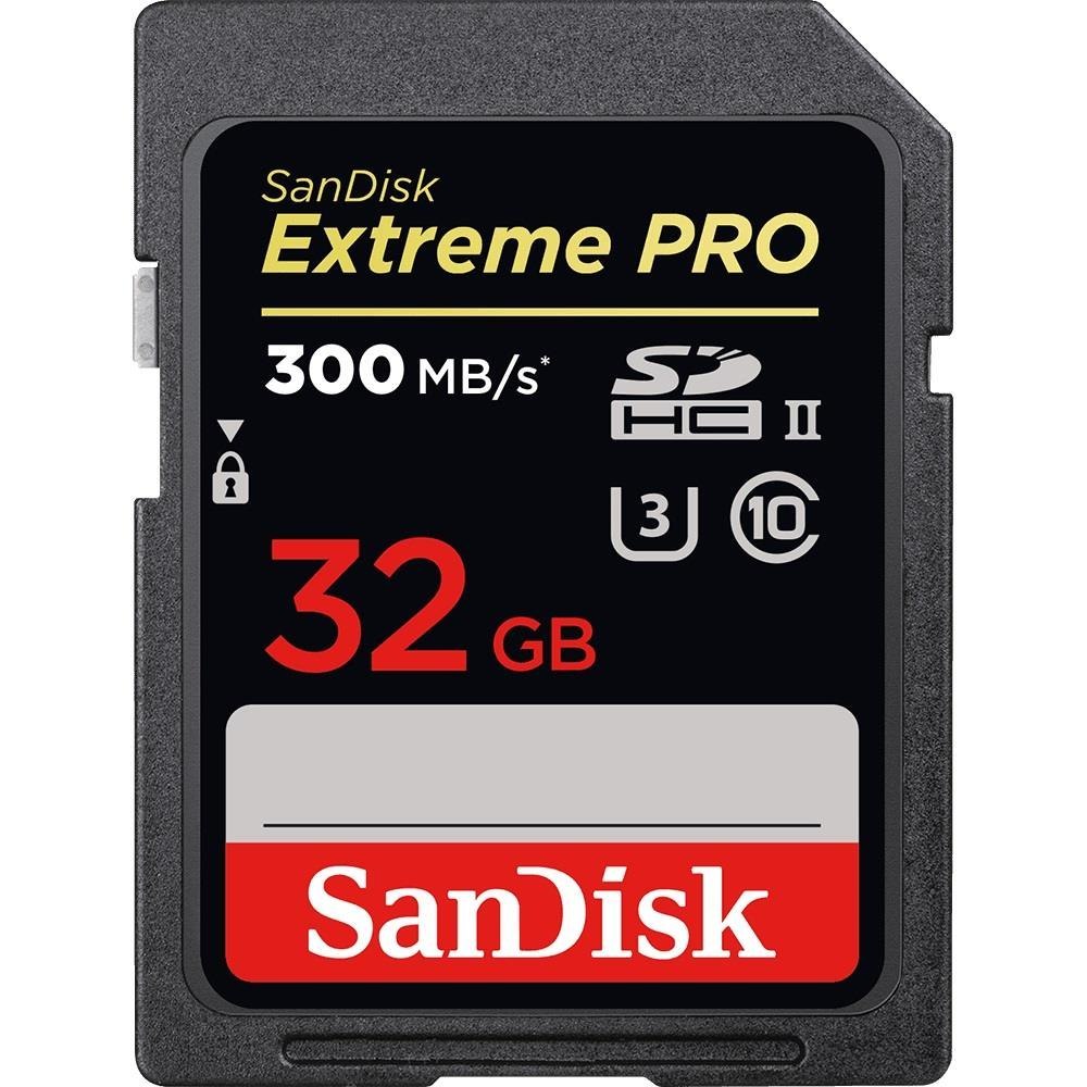 Karta pamięci SDHC SanDisk Extreme PRO 32GB 300/260 MB/s UHS-II Karta pamięci SDHC SanDisk Extreme PRO 32GB 300/260 MB/s UHS-II