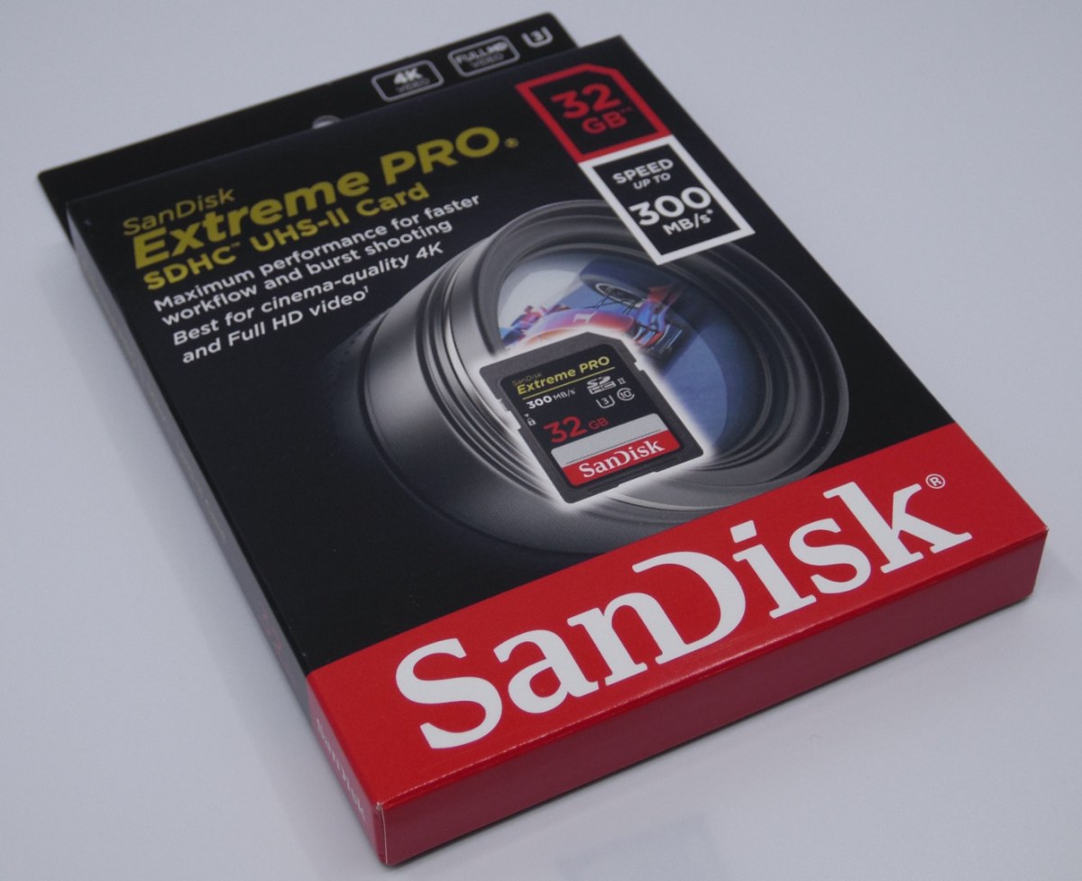 Karta pamięci SDHC SanDisk Extreme PRO 32GB 300/260 MB/s UHS-II Karta pamięci SDHC SanDisk Extreme PRO 32GB 300/260 MB/s UHS-II