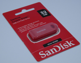 Sandisk CRUZER SNAP 32 GB USB 2.0 Flash Drive Czerwony