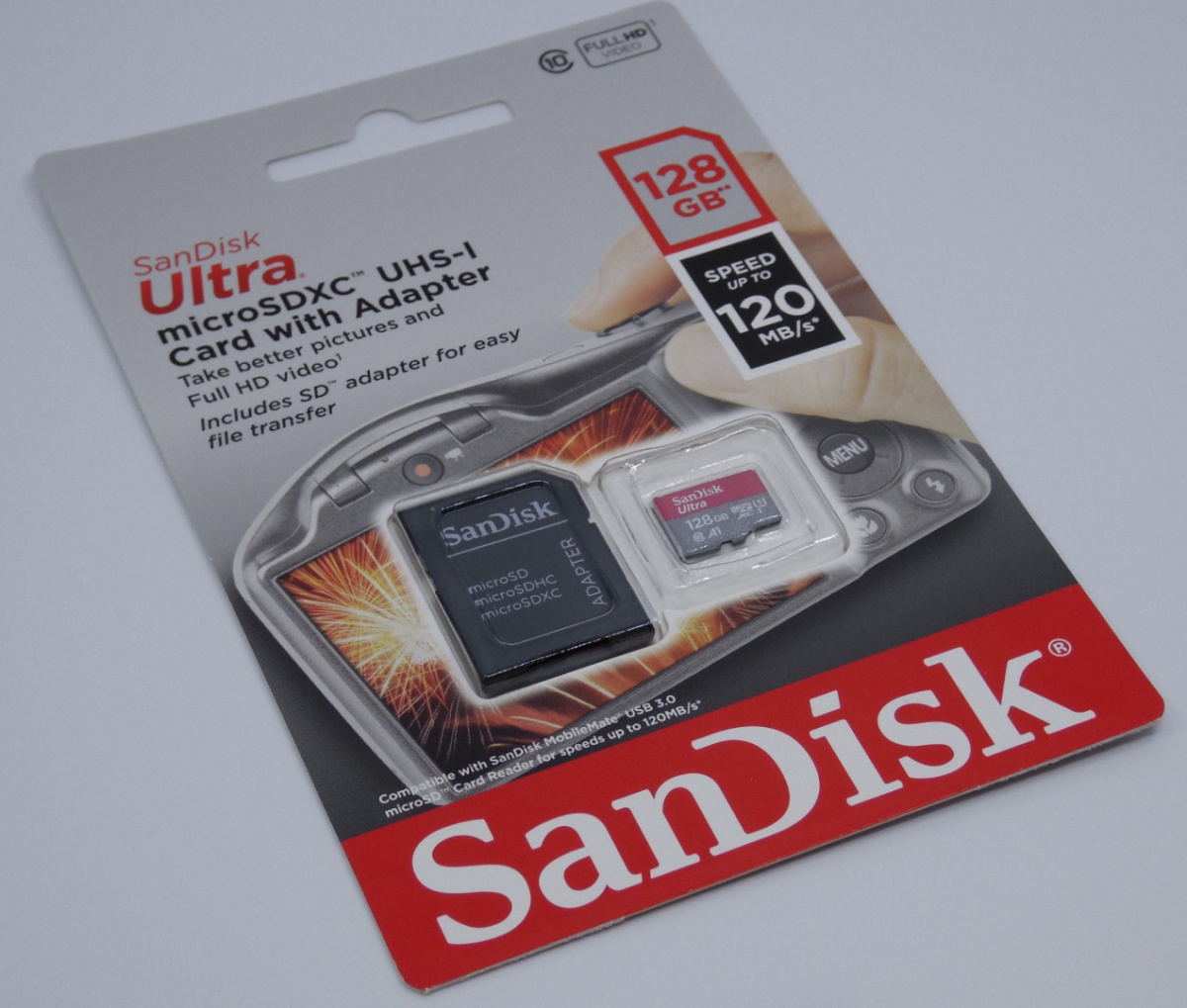 Karta Pamięci SANDISK ULTRA microSDXC 128 GB 120MB/s + ADAPTER Karta Pamięci SANDISK ULTRA microSDXC 128 GB 120MB/s + ADAPTER