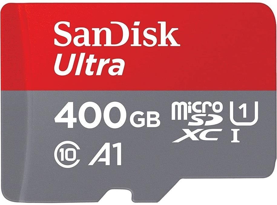 Karta Pamięci SANDISK ULTRA microSDXC 400 GB 120MB/s + ADAPTER Karta Pamięci SANDISK ULTRA microSDXC 400 GB 120MB/s + ADAPTER