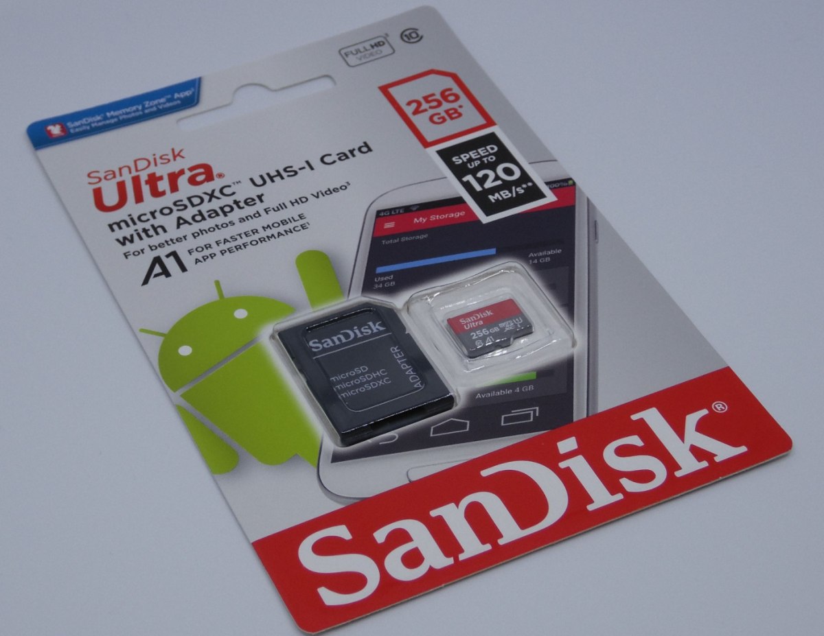 Karta Pamięci SANDISK ULTRA microSDXC 256 GB 120MB/s + ADAPTER Karta Pamięci SANDISK ULTRA microSDXC 256 GB 120MB/s + ADAPTER