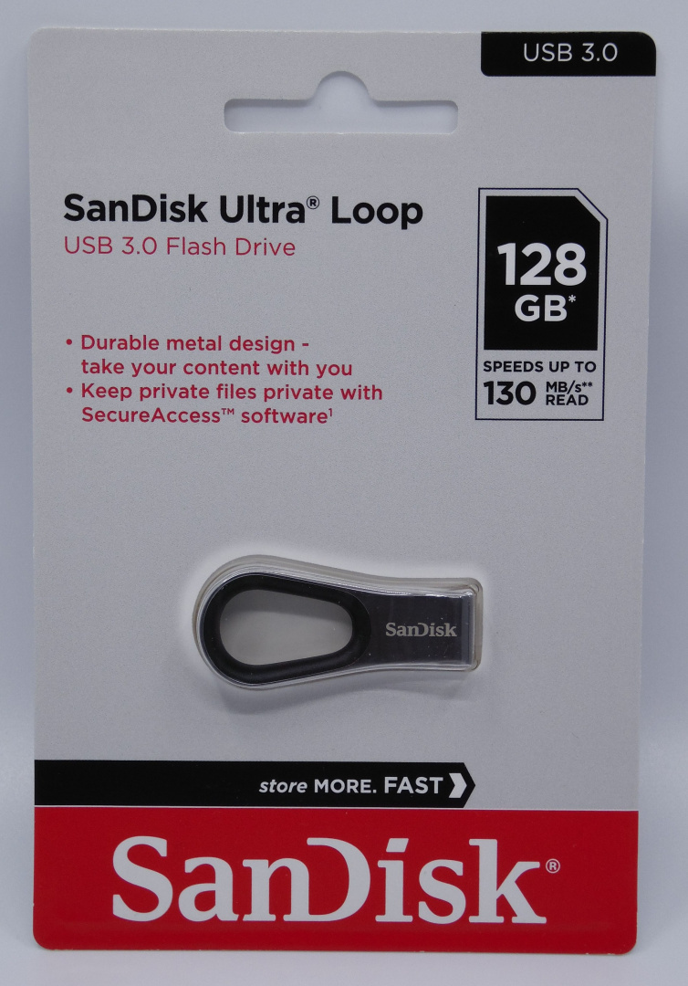 SanDisk Ultra Loop 64GB 130MB/s USB 3.0 SanDisk Ultra Loop 64GB 130MB/s USB 3.0
