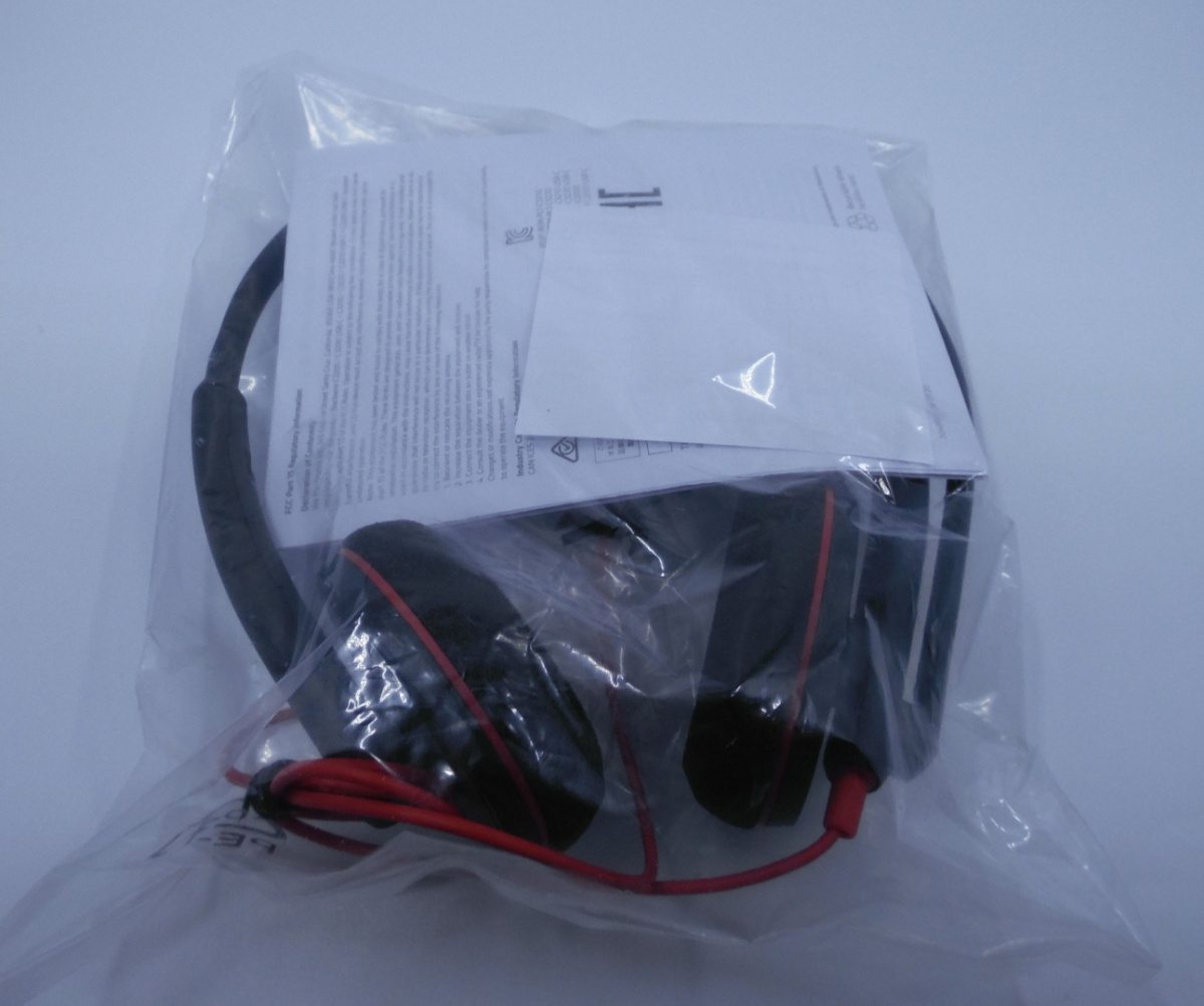 Słuchawki Poly BLACKWIRE 3220 209745-201 Słuchawki Poly BLACKWIRE 3220 209745-201