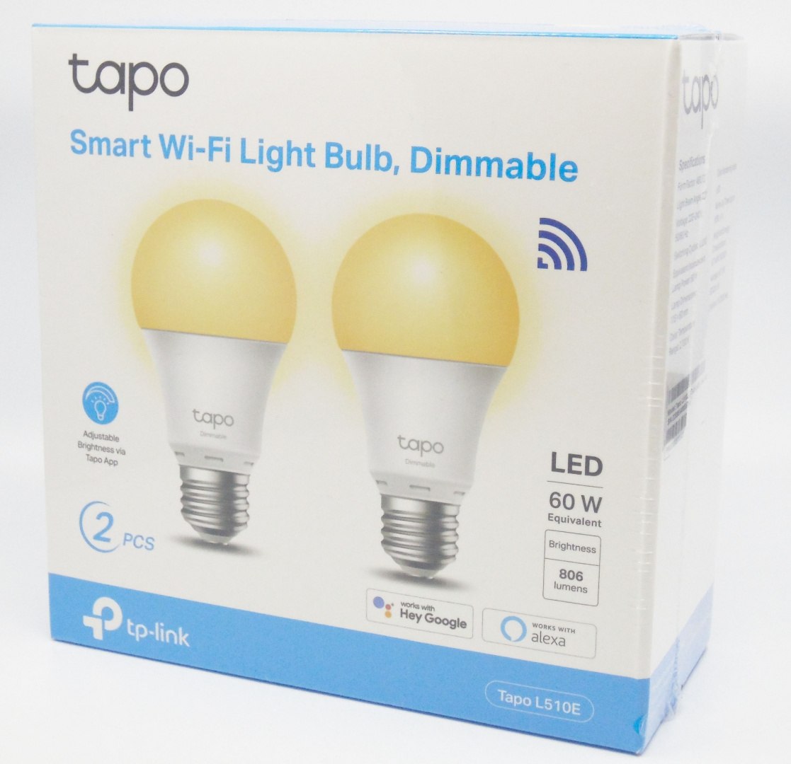 Tapo L510E Żarówka LED Smart ze ściemniaczem 2 szt. Tapo L510E Żarówka LED Smart ze ściemniaczem 2 szt.