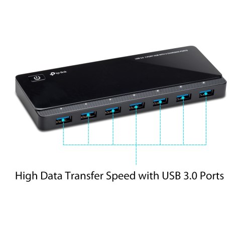 UH720 7 portowy hub USB 3.0 + 2 porty zasilające UH720 7 portowy hub USB 3.0 + 2 porty zasilające