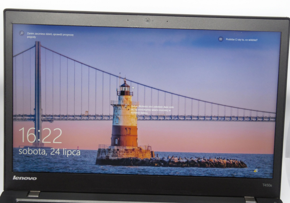 Laptop Lenovo Thinkpad T450S i5-5300U 8GB 256GB W10 Laptop Lenovo Thinkpad T450S i5-5300U 8GB 256GB W10