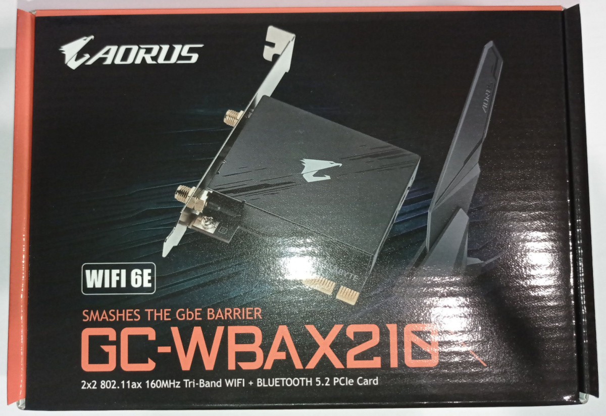 Kart Wifi 6 PCI-E Gigabite Aorus GC-WBAX210 BT 5.2