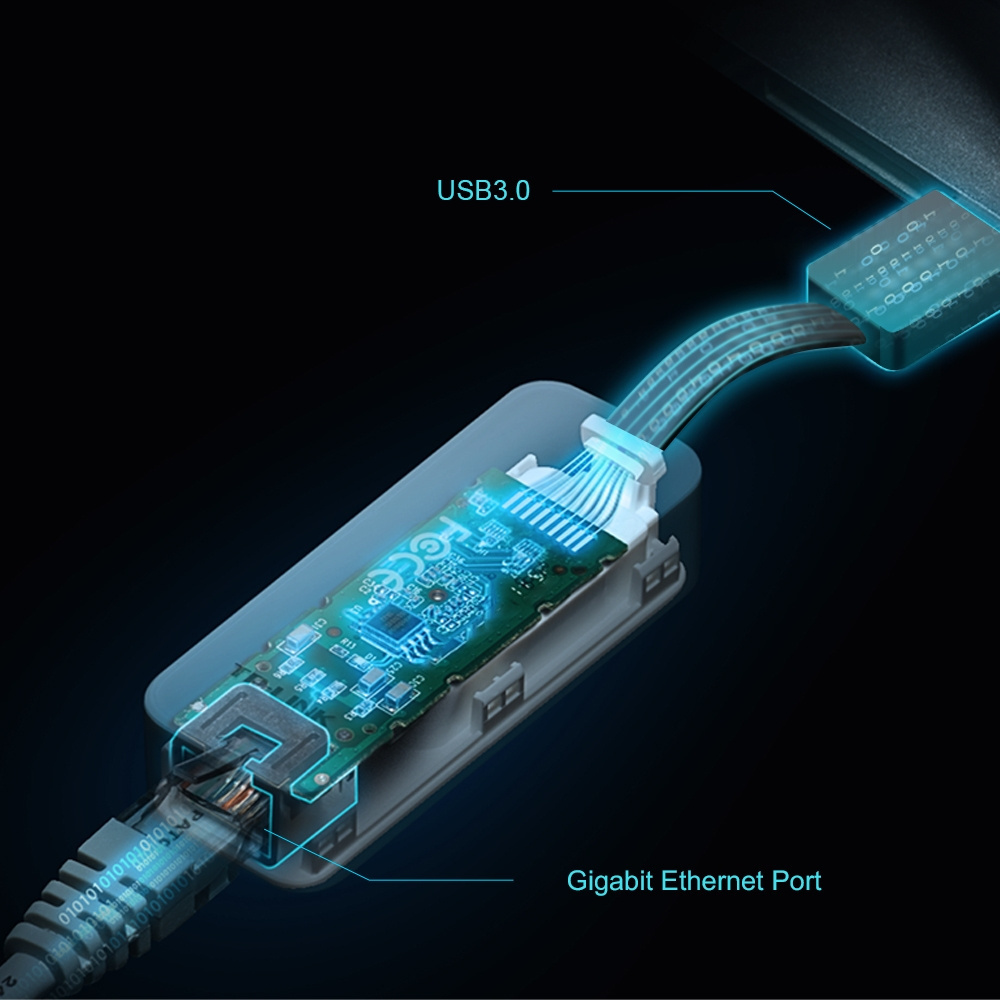 Karta sieciowa UE305 Gigabit Ethernet do USB 3.0