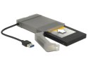 ADAPTER USB-A(M) 3.0->SATA DATA III (6GB/S) 22PIN(F) OBUDOWA OCHRONNA HDD CZARNY DELOCK