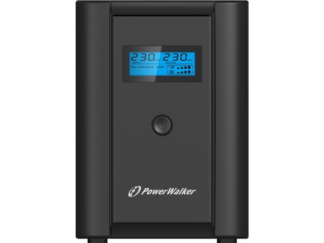 UPS POWERWALKER VI 1200 SHL FR LINE-INTERACTIVE 1200VA 2X 230V PL 2X IEC C13 USB-B LCD