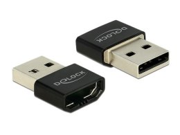 ADAPTER HDMI(F)->USB-A(M) WYŁĄCZNIE DLA PASYWNYCH ADAPTERÓW MHL DELOCK