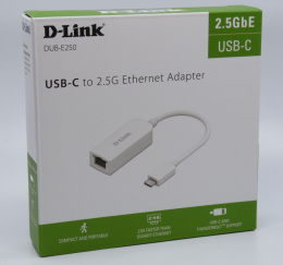 Karcia sieciowa D-link USB-C -> RJ45 2.5Gbs DUB-E250