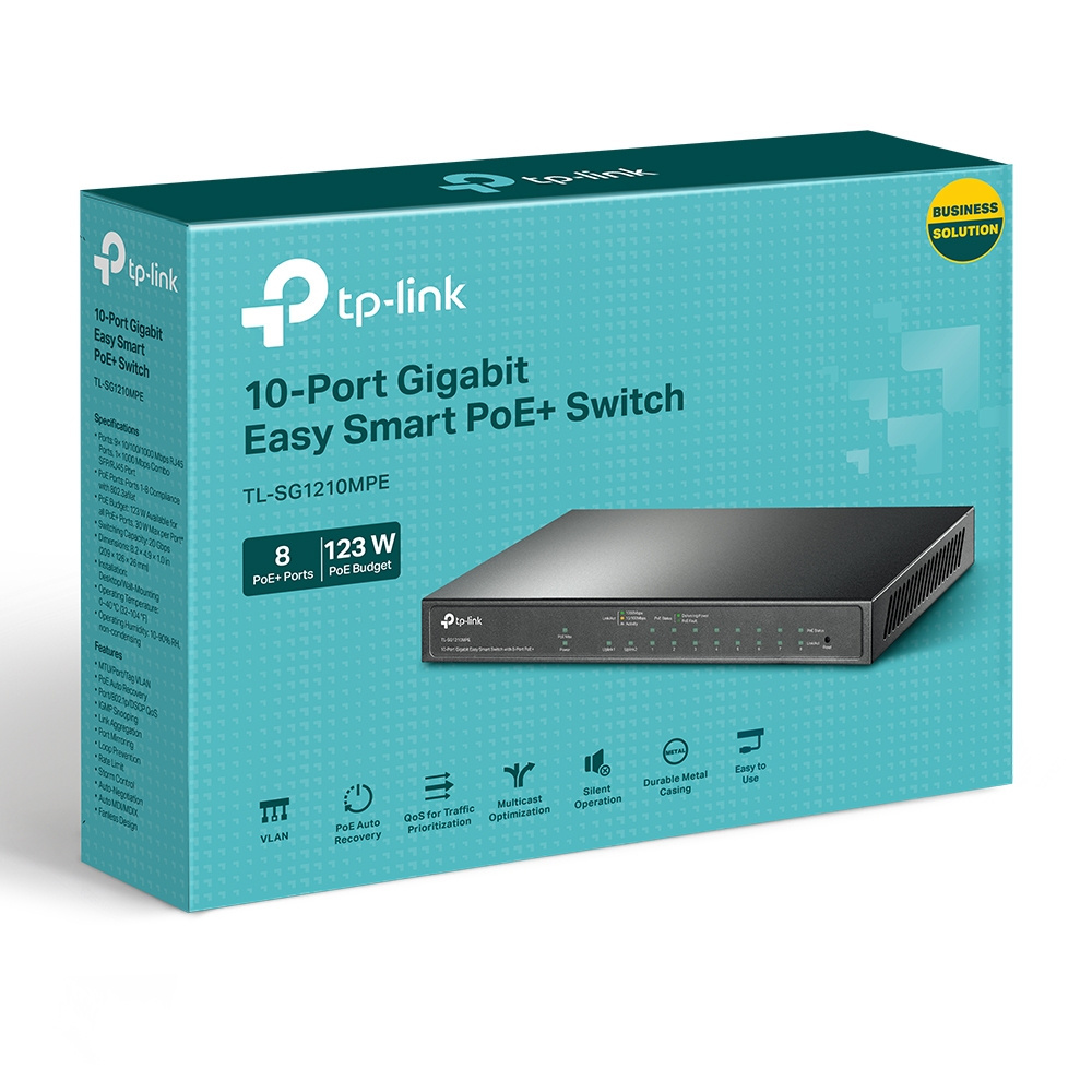 Switch TP-LINK TL-SG1210MPE