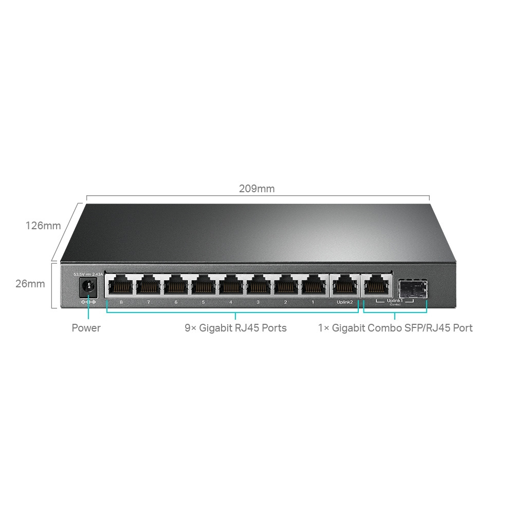 Switch TP-LINK TL-SG1210MPE Switch TP-LINK TL-SG1210MPE
