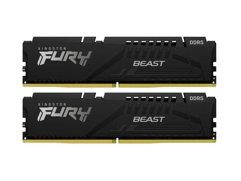 Pamięć RAM Kingston Fury Beast 32GB (2x16GB) DDR5 5200MHz Fury Beast Black CL40