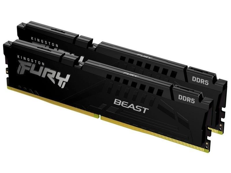 Pamięć RAM Kingston Fury Beast 32GB (2x16GB) DDR5 5200MHz Fury Beast Black CL40