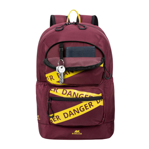 Rivacase 5421 bordowy Plecak miejski 14L Rivacase 5421 bordowy Plecak miejski 14L