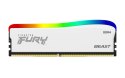 Pamięć RAM Kingston Fury Beast RGB White Limited Edition 32GB (2x16GB) DDR4 3600MHz