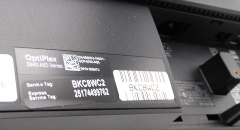 Dell AIO Optiplex 3240 21,5" i5 8GB 240GB SSD FHD Dell AIO Optiplex 3240 21,5" i5 8GB 240GB SSD FHD