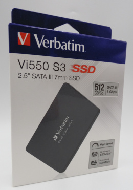 Verbatim Dysk SSD 512GB 2,5" VI550 S3 SATA III