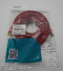 Patchcord RJ45 kat.6A S/FTP AWG 26/7 LSOH 10m red