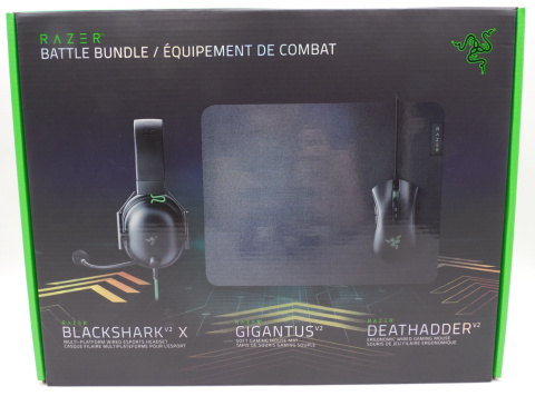 Razer Battle Bundle Black - BlackShark V2, Death Adder V2, Gigantus V2 Razer Battle Bundle Black - BlackShark V2, Death Adder V2, Gigantus V2