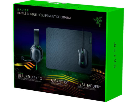 Razer Battle Bundle Black - BlackShark V2, Death Adder V2, Gigantus V2 Razer Battle Bundle Black - BlackShark V2, Death Adder V2, Gigantus V2