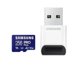 Samsung Karta pamięci microSD PRO Plus MB-MD256SB/WW 256 GB + czytnik
