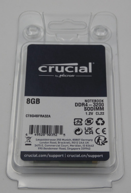 Crucial 8GB DDR4-3200 SODIMM 1.2V CL22