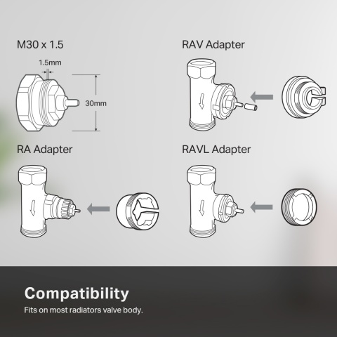 Zestaw do regulacji zaworu grzejnikowego Kasa KE100 Starter KIT V1.20