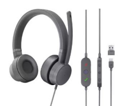 Przewodowe słuchawki Lenovo Go Wired ANC Headset