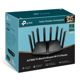 Router Wi-Fj Archer AX95 AX7800 Tri-Band 8-Stream Wi-Fi 6 Quad Core