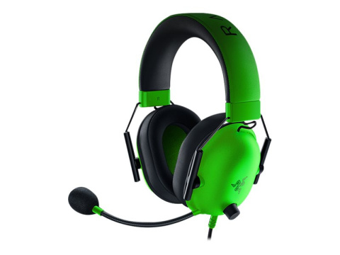 Słuchawki przewodowe Razer Blackshark V2 X Green Edition - mini jack Słuchawki przewodowe Razer Blackshark V2 X Green Edition - mini jack