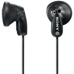 Douszne słuchawki Sony MDR-E9LPB 3,5 mm czarne mini jack 3,5mm