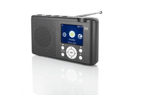 DUAL MCR 200 Inteligentne radio DAB+/FM z BT, Bateria, USB-C