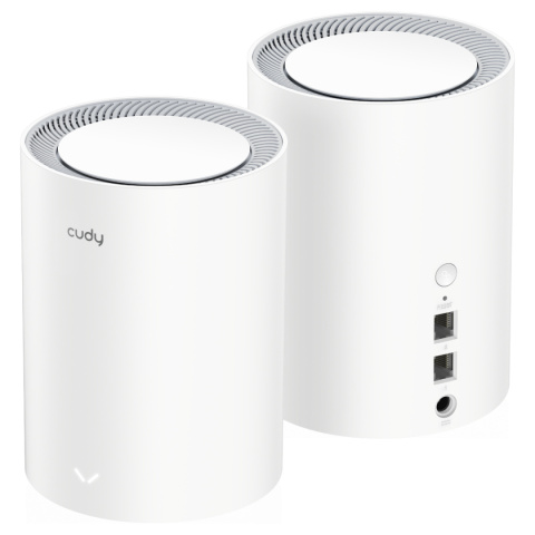 Cudy M3000(2-pack) Białe V2.0 AX3000 Wi-Fi Mesh 2.5G Cudy M3000(2-pack) Białe V2.0 AX3000 Wi-Fi Mesh 2.5G