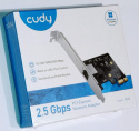 Karta sieciowa LAN 2.5G Cudy PE25 V2.0 PCI-E